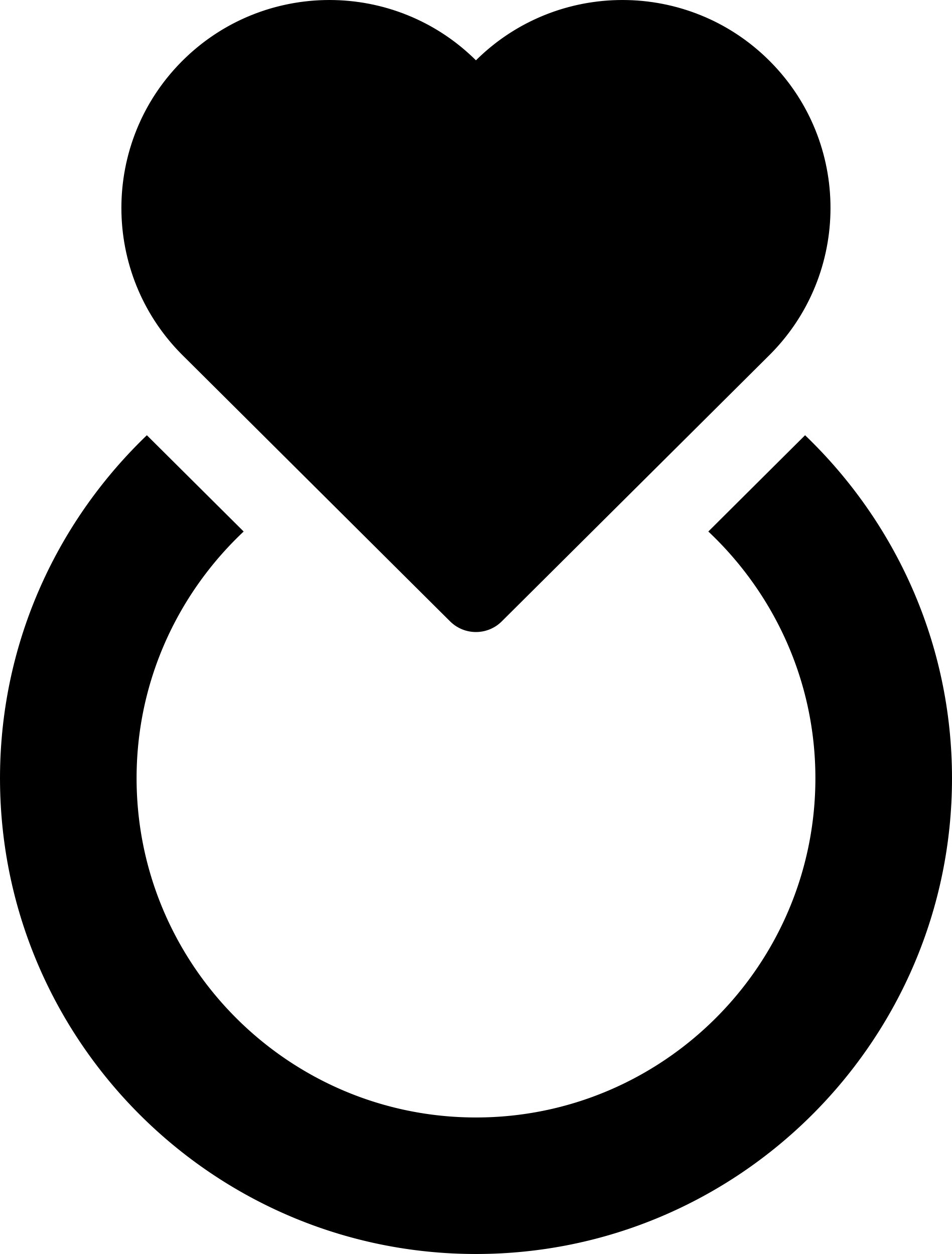 Ring With A Heart Silhouette Svg Vector Free Vectors